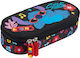 Stiffened Pouch Pencil Case Inner Flap Stitch Black Aloha Majewski