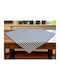 Linea Home Checkered Linen Blue 100x100cm