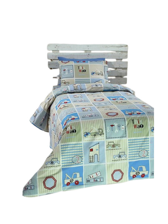 Sunshine Bettwäsche-Set Einzel Baumwolle Feelings Multicolor 165x270cm