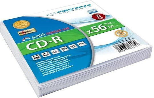 Esperanza Εγγράψιμο CD-R 52x 700MB Cake Box 1τμχ