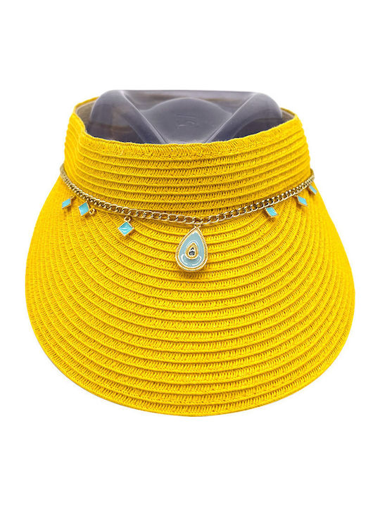 LiebeQueen Καπέλο Visor Κίτρινο