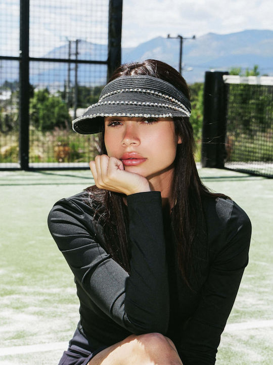 LiebeQueen Γυναικείο Καπέλο Visor Μαύρο