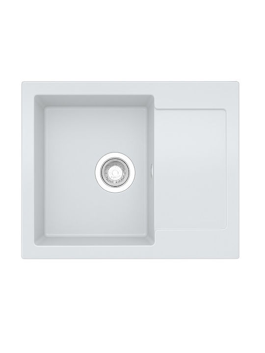 Unixton Athena61 Drop-In Küchenspüle aus Flüssi...