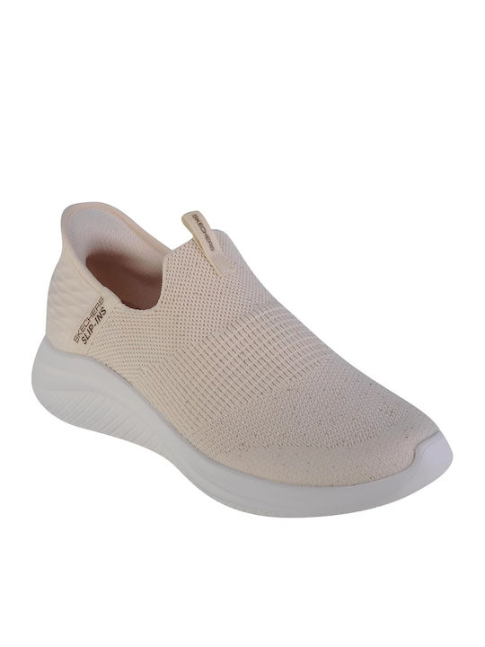 Ultra Flex Women's Canvas Slip-Ons White
