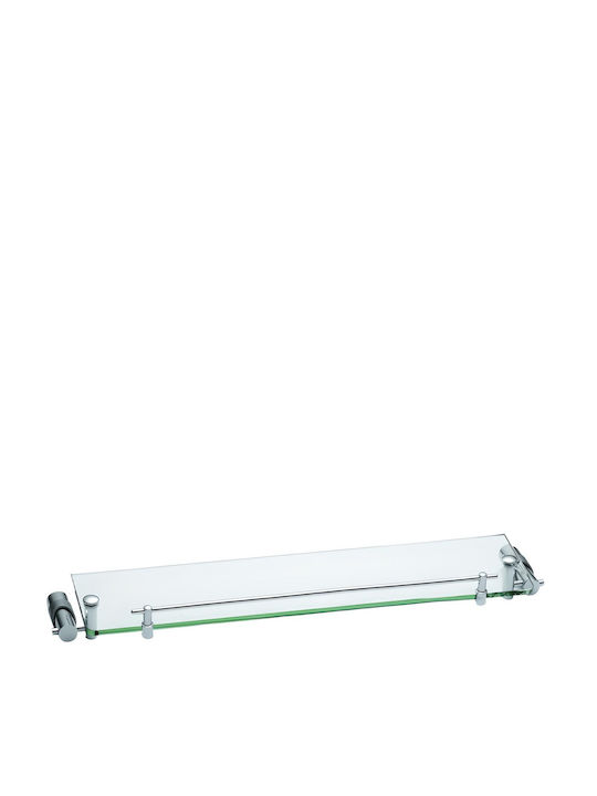 Inter Ceramic Wall Mounted Bathroom Shelf Transparent