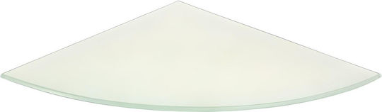 Inter Ceramic Ъглов Стенен Рафт за баня 25x25x0.6см Прозрачен Inter Ceramic Ъглов Стенен Рафт за баня 25x25x0.6см Прозрачен