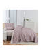 Liolios Home Σετ Σεντόνια Υπέρδιπλα 245x270εκ. Μωβ (4τμχ)