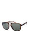 Paolo Moss Men's Sunglasses with Brown Plastic Frame and Black Lens 2013021653-g15