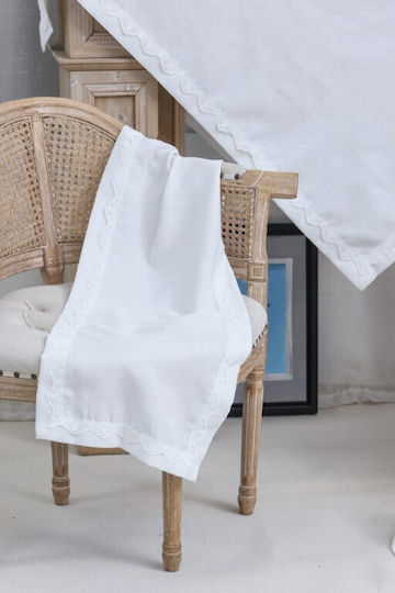 Liolios Home Ράνερ Ivory 40x160εκ.