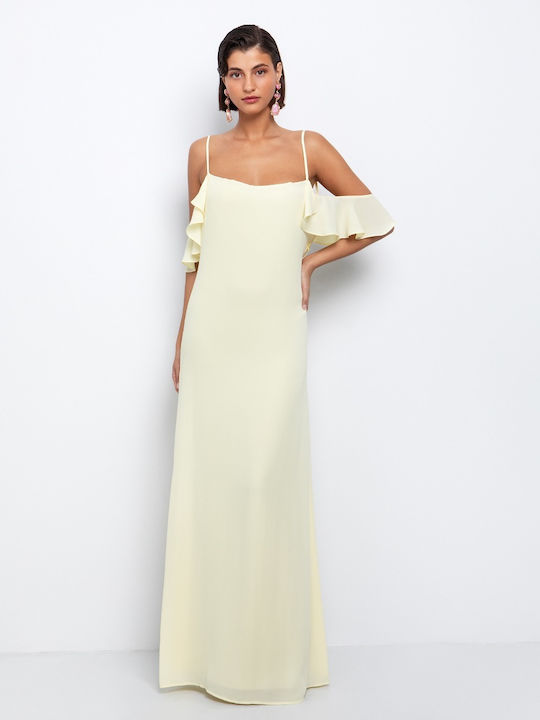 Summer Maxi Dress for Wedding / Christening Yellow