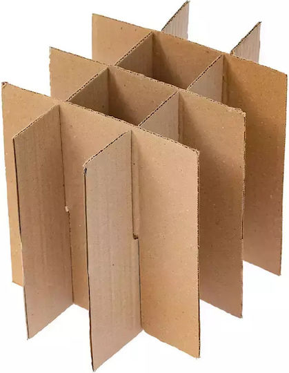 Dorica Trennwand Karton Flaschen 12 X 750ml 28,3 X 21,2 X 20cm 25 Stück