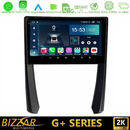 Bizzar Car Audio System for Porsche 911 / Cayman / Boxster 2005-2012 (Bluetooth/USB/WiFi/GPS/Apple-Carplay/Android-Auto) with Touch Screen 9"