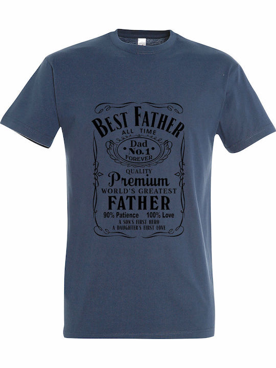 T-shirt Unisex " Best Father All Time Dad No.1 ...