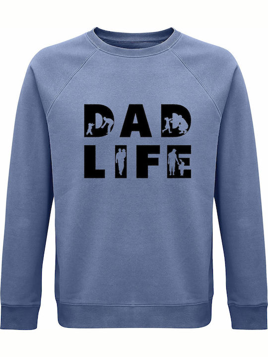 Sweatshirt Unisex Organic " Dad Life Design Kid...