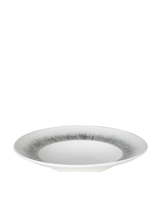 Kutahya Porselen Plate Pasta Beige with Diamete...