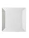 XM-Casa Plate Shallow Square made of Porcelain White 19x19cm 6pcs