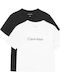 Set of Kids' T-shirts Black, Bright White Institutional