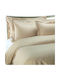 The Home Deco Factory Set Față de Pernă cu plic de acoperire Cappuccino 70x70cm.