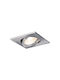Braytron Recessed Spot Silver 8.2x8.2cm. 1pcs