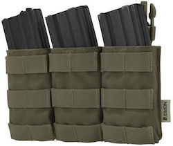 Elmon Αε Pc Triple Mag Front Placard M4/m16 Gen Iii Πολυλειτουργική Θήκη Γεμιστήρων Ranger Green