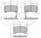 Комплект Дискови Спирачки Предни Mazda Adb3245