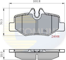 Mercedes Cbp01306 Hintere Bremsscheiben Set Mercedes Cbp01306 Hintere Bremsscheiben Set