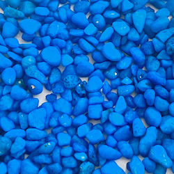 Epigasos Aquarium Gravel Blue Diameter 4-6mm 0.5kg