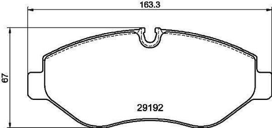 Τακακια Εμπρος Crafter 08 2e0-698-151-b-pagid