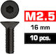 Ultimate Racing Șuruburi Cu Cap Plat M2.5x16mm ...