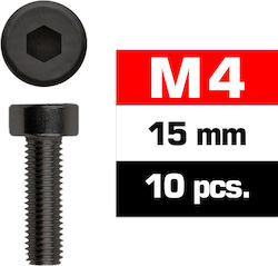 Ultimate Racing M4x15mm Cap Head Screws 10 Pieces