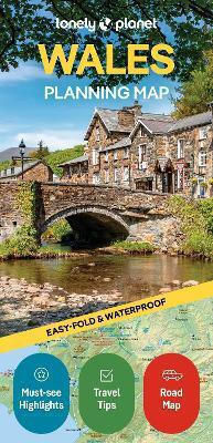 Lonely Planet Wales Planning Map - Lonely Planet Global Limited - Sheet Map, Folded