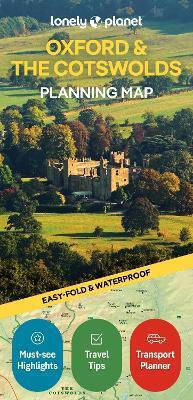 Lonely Planet Oxford & The Cotswolds Planning Map - Lonely Planet Global Limited - Sheet Map, Folded