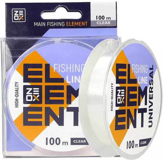 Fir De Pescuit Zeox Nylon Line Element Universal Transparent 0.505mm 100m