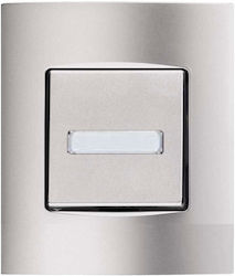 Arcada Chrome Μπουτόν Επιγραφή Φως 12v