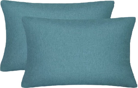 Kotonia Home Сет Калъфки за Възглавници с корица за плик Синьо 50x80см.