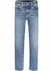 Calvin Klein Pantalon Jeans Pentru Copii Albastru Spălat Hero