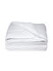 Kotonia Home Husă de pătură cu Umplutură Microfiber Single 140x200cm Alb 150 g/mp²Gsm