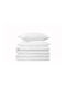 Kotonia Home Husă de pătură Set de fețe de pernă cu Umplutură Microfiber Semi-dublu 180x200cm Alb 3buc 150 g/mp²Gsm