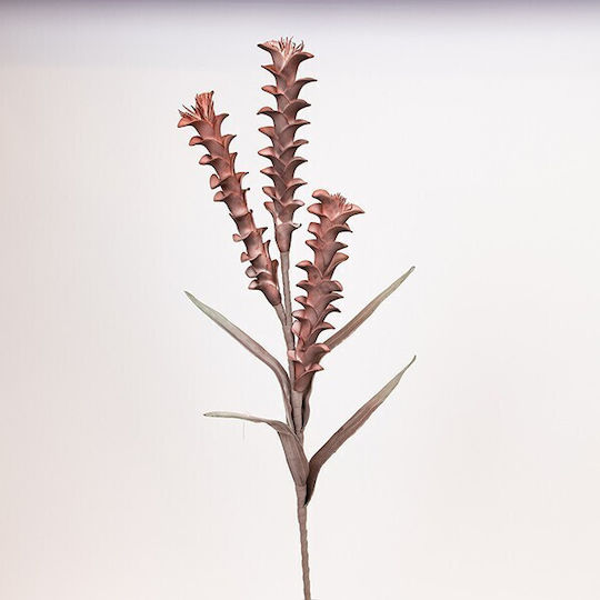 Künstliches Blumen Zweig Foam Aloe Burgundisch 30x105cm