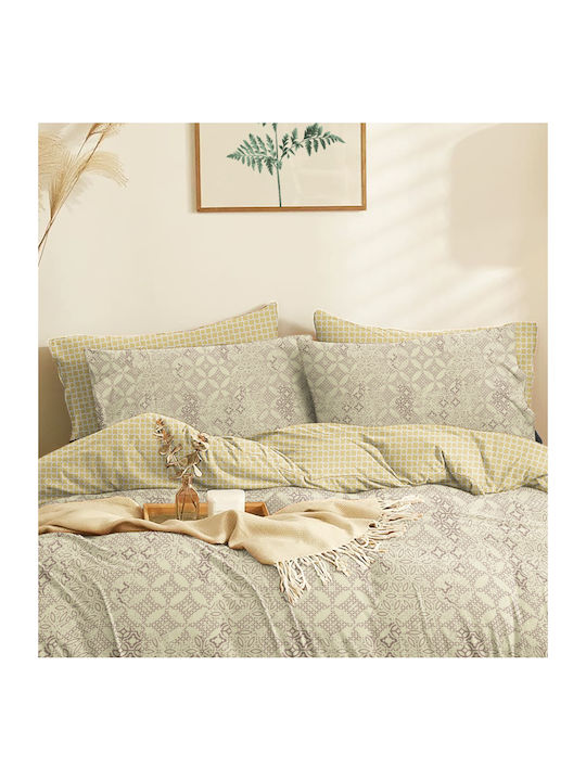 Cokitex Παπλωματοθήκη Μονή 165x245 Marta Beige