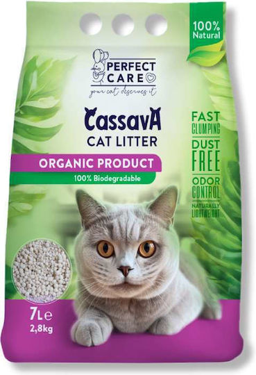 Perfect Care Растителен котешки пясък 7лт