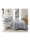 Liolios Home Coverlet Queen Size Lt Grey 220x240cm
