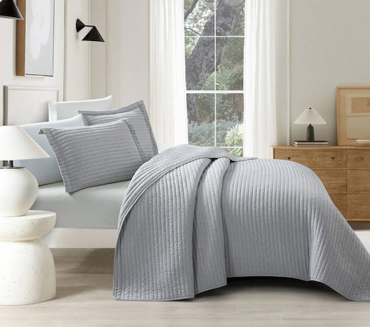 Liolios Home Покривало King Size Lt Grey 260x240см