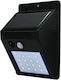 Volteno Wall Mounted Solar Light with Cold White Light 9.5cmx12.5cmx5cmcm