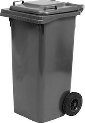 ICS Spa Plastic Wheeled Waste Bin 120lt Gray