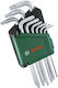 Bosch Set mit 9 Torx-Schlüsseln