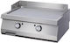 Maxima Gewerbliche Flachgrillplatten Elektrisch 9kW mit glatter & geriffelter Platte