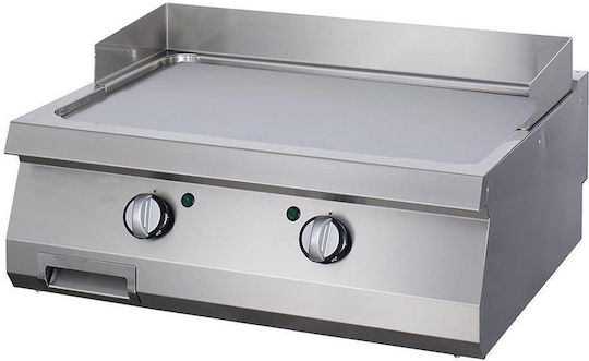 Maxima Gewerbliche Flachgrillplatten Elektrisch 9kW mit glatter & geriffelter Platte