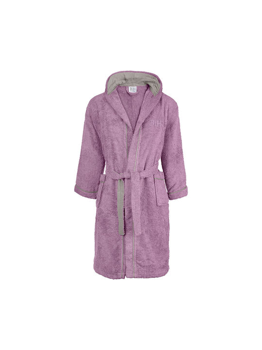 Beauty Home Kids Hooded Bathrobe Lilac