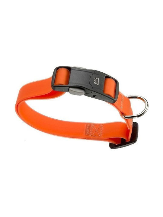 Orange Dog Collar Magnetic Buckle Easy To Use Maximum Safety S